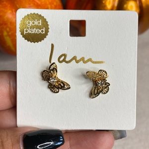 I Am Butterfly Studs